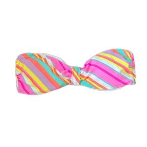 Aerie Multicolor Striped Bandeau Bikini Top